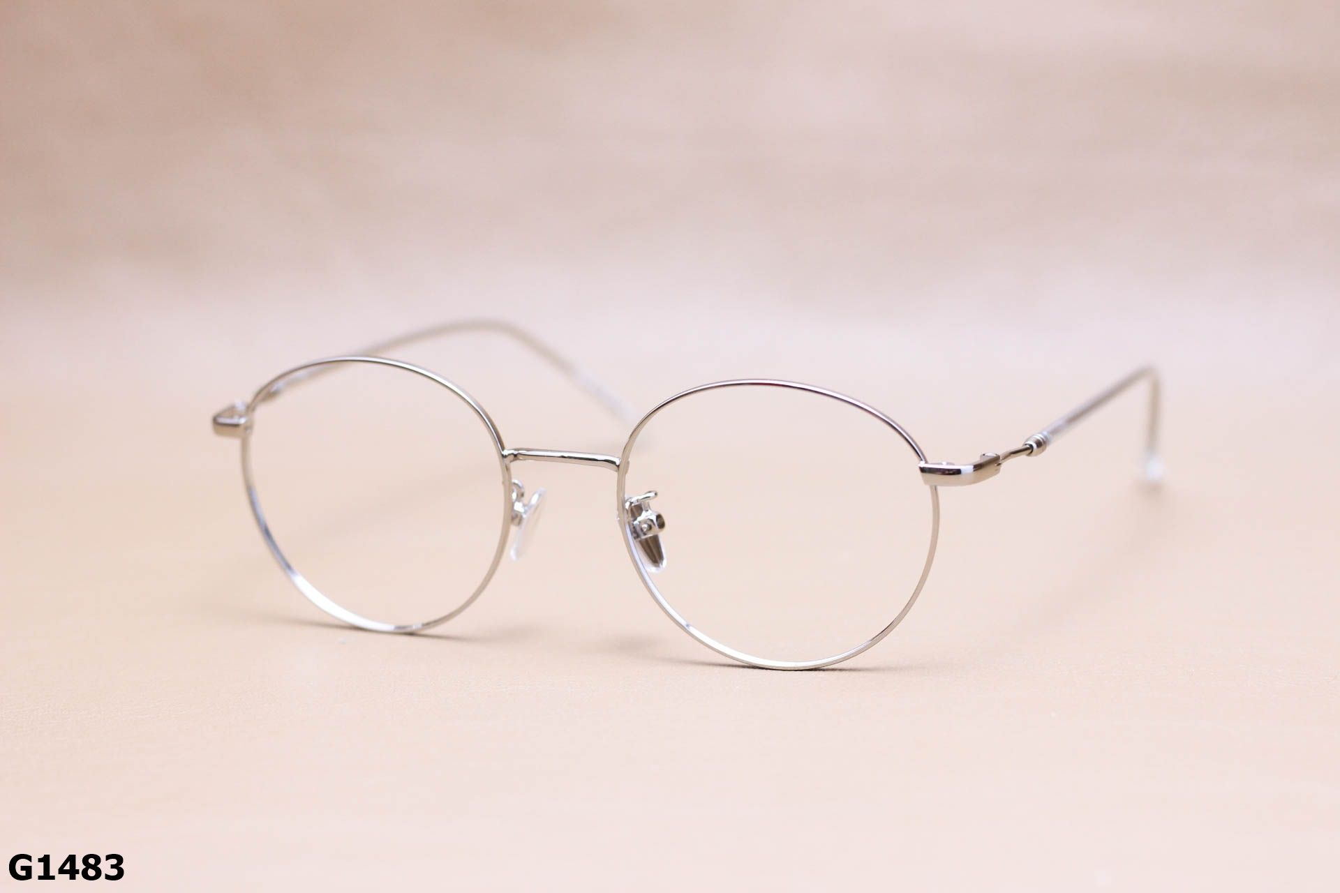 Gọng Kính Cận Tròn Ngố Thời Trang Unisex, Hợp Kim Thanh Mảnh - G1483