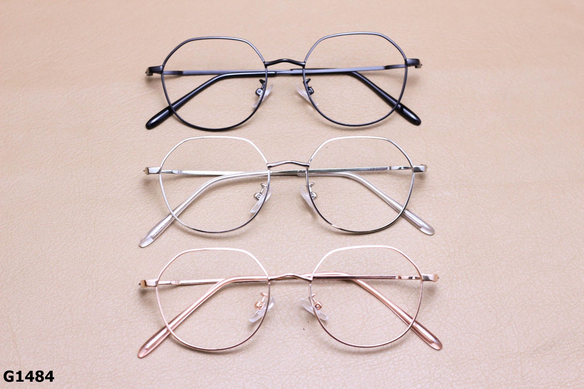 Gọng Kính Cận Thời Trang Lục Giác, Hợp Kim Unisex - G1484