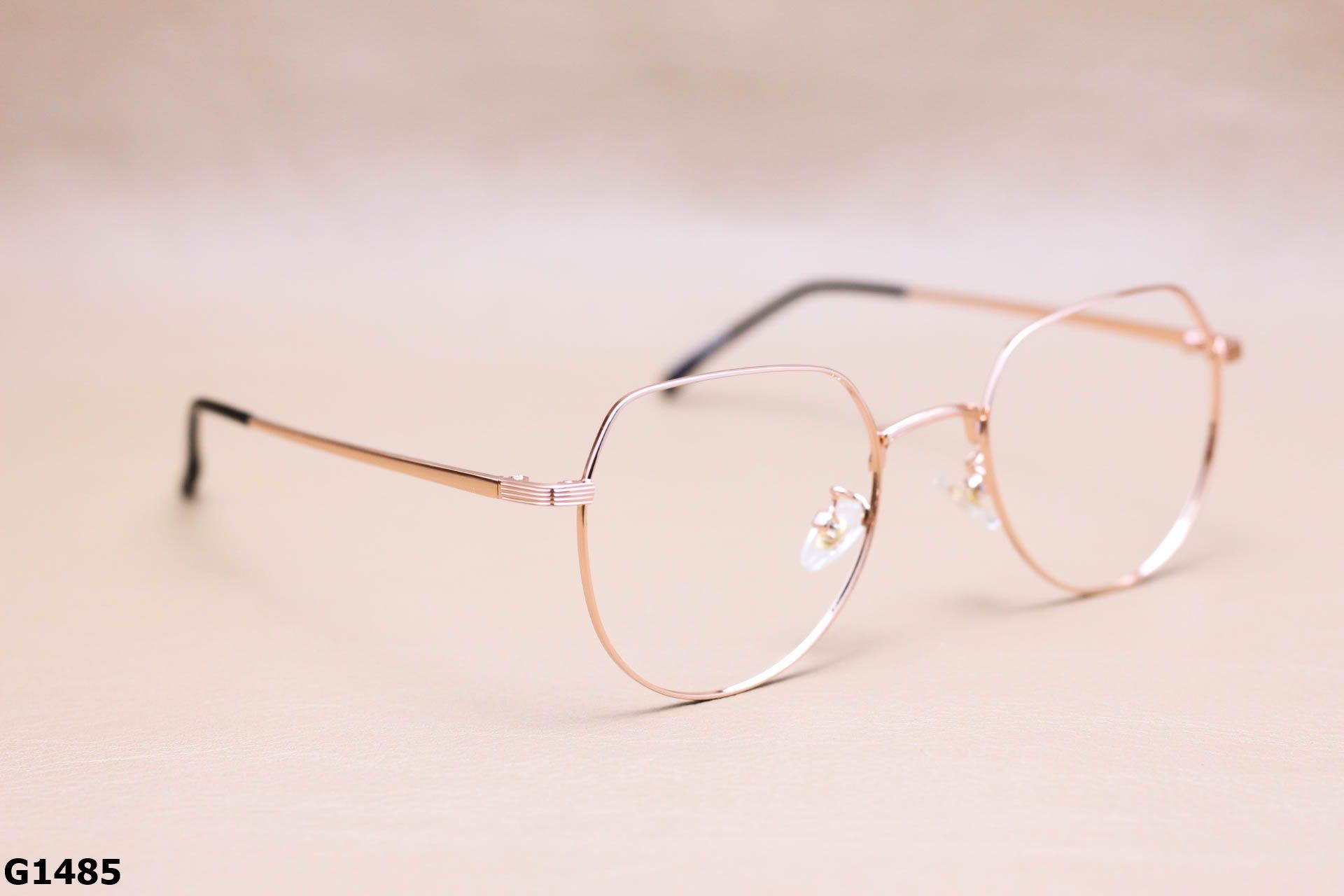 Gọng Kính Cận Thời Trang Tròn Ngố Cách Điệu, Hợp Kim Unisex - G1485