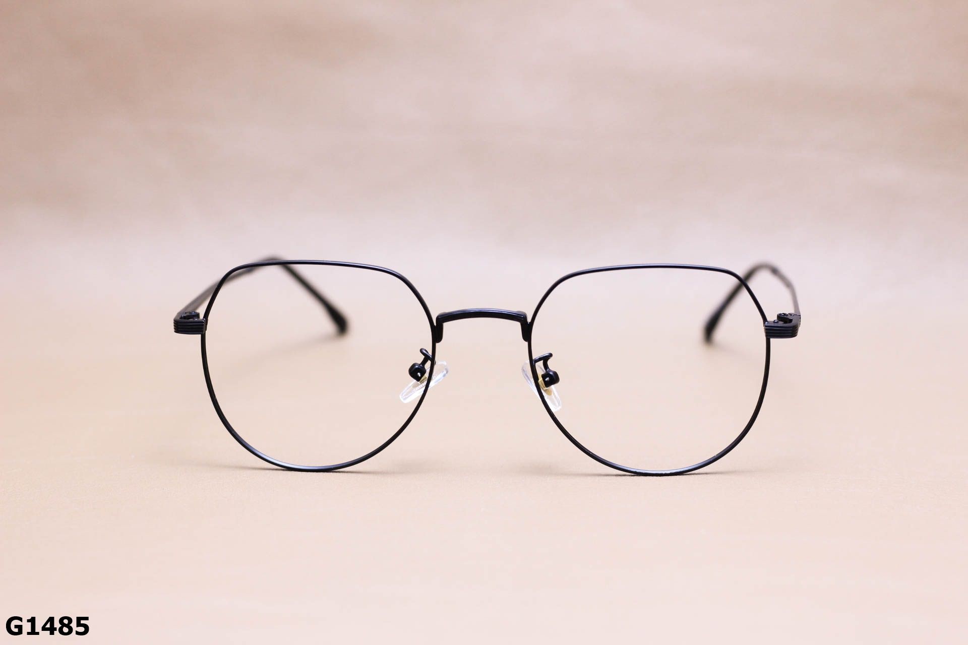Gọng Kính Cận Thời Trang Tròn Ngố Cách Điệu, Hợp Kim Unisex - G1485