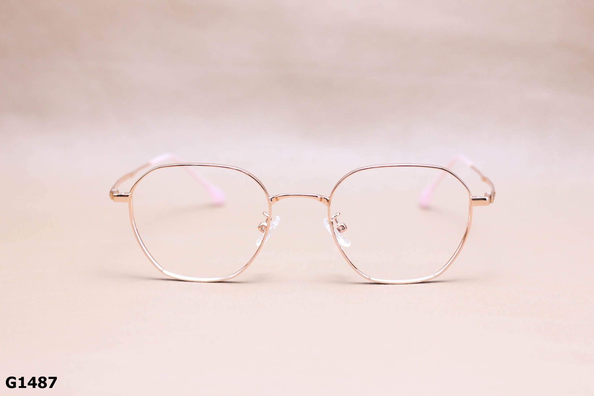 Gọng Kính Cận Thời Trang Lục Giác, Hợp Kim Unisex Thanh Mảnh - G1487
