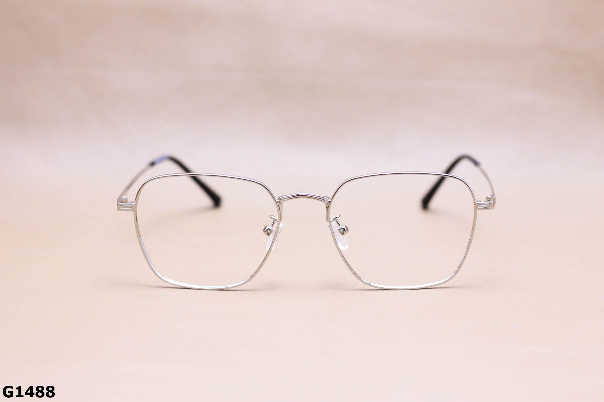 Gọng Kính Cận Thời Trang Vuông Bầu, Hợp Kim Unisex Thanh Mảnh - G1488