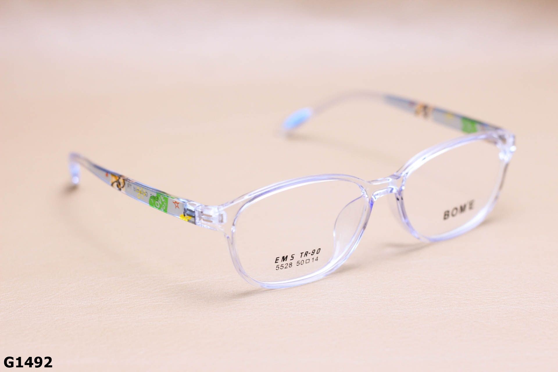 Gọng Kính Cận Em Bé Chất Liệu TR90, Dáng Vuông Bầu Nhỏ Gọn - G1492