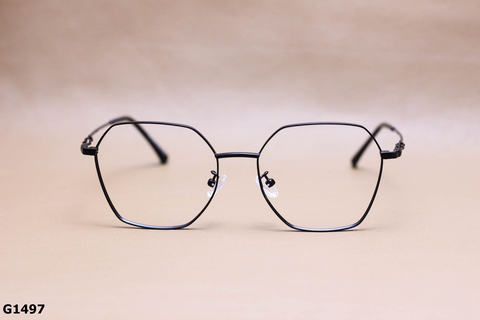 Gọng Kính Cận Lục Giác Thời Trang, Hợp Kim Unisex Thanh Mảnh - G1497