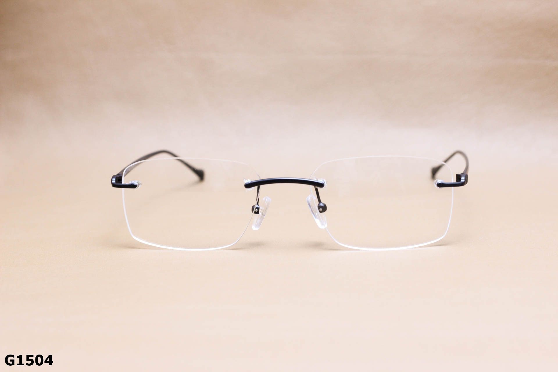 Gọng Kính Cận Thép Không Gỉ, Dáng Không Viền Unisex - G1504