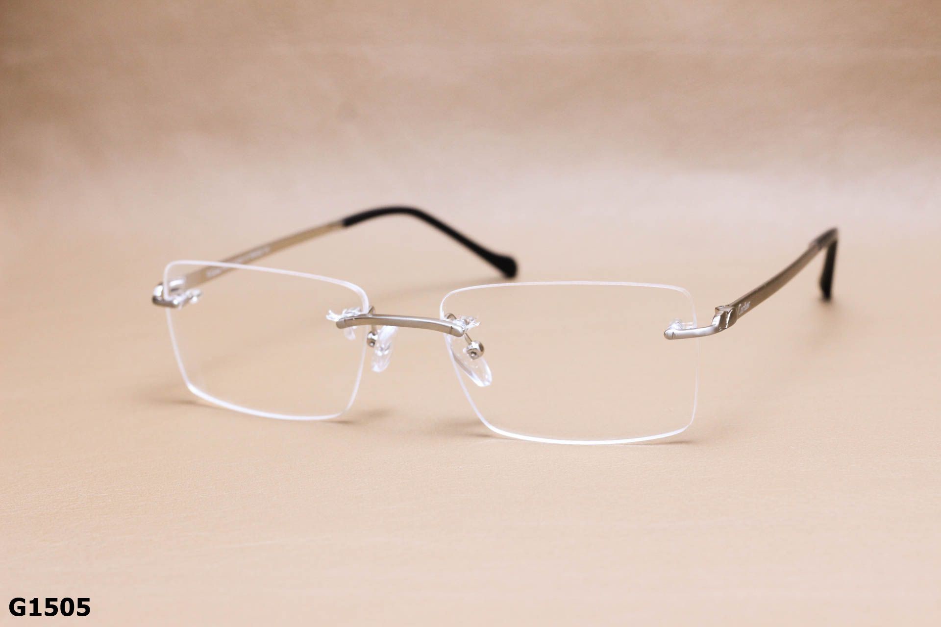 Gọng Kính Cận Thép Không Gỉ Cao Cấp, Gọng Khoan Unisex - G1505