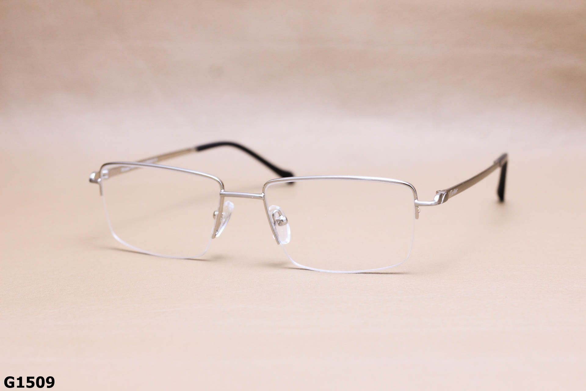Gọng Kính Cận Titanium Cao Cấp, Nửa Viền Thời Trang Unisex - G1509