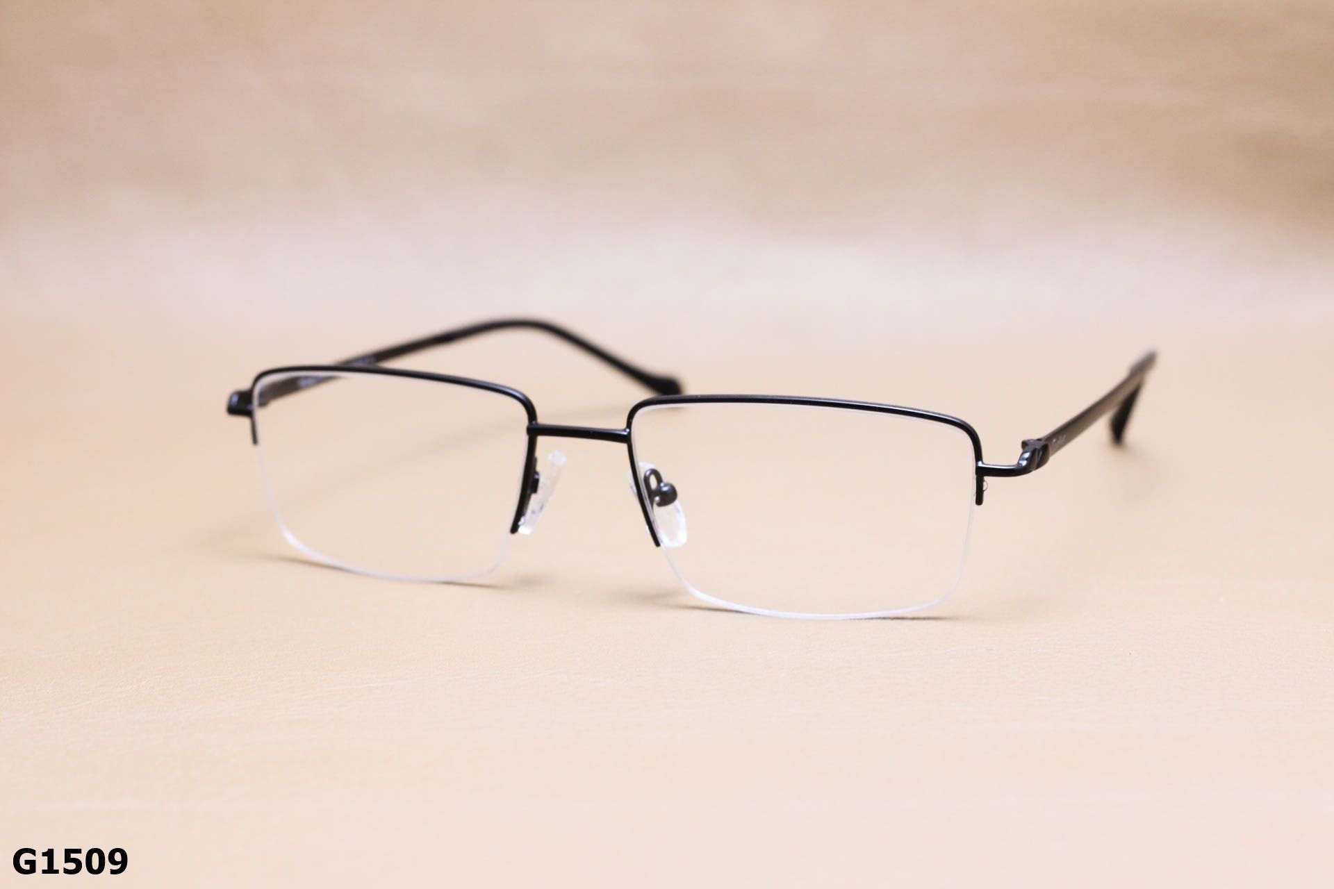 Gọng Kính Cận Titanium Cao Cấp, Nửa Viền Thời Trang Unisex - G1509