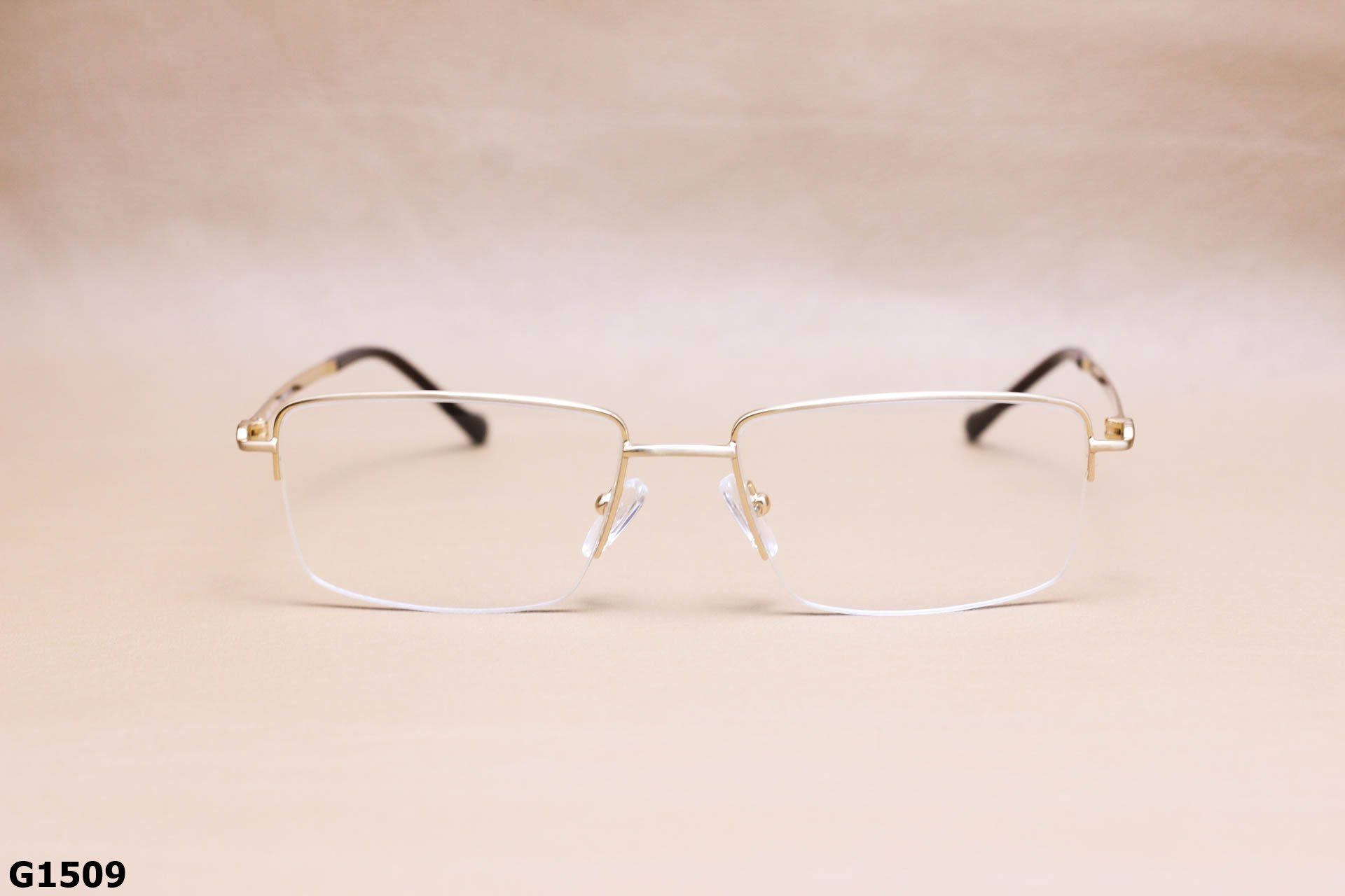 Gọng Kính Cận Titanium Cao Cấp, Nửa Viền Thời Trang Unisex - G1509