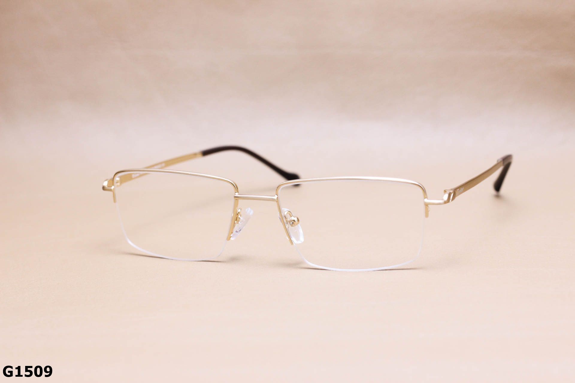 Gọng Kính Cận Titanium Cao Cấp, Nửa Viền Thời Trang Unisex - G1509