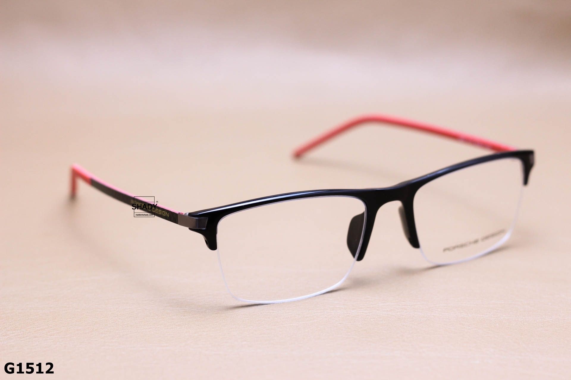 Gọng Kính Cận Nhựa Dẻo Ultem Vuông Nửa Viền Cao Cấp Unisex - G1512