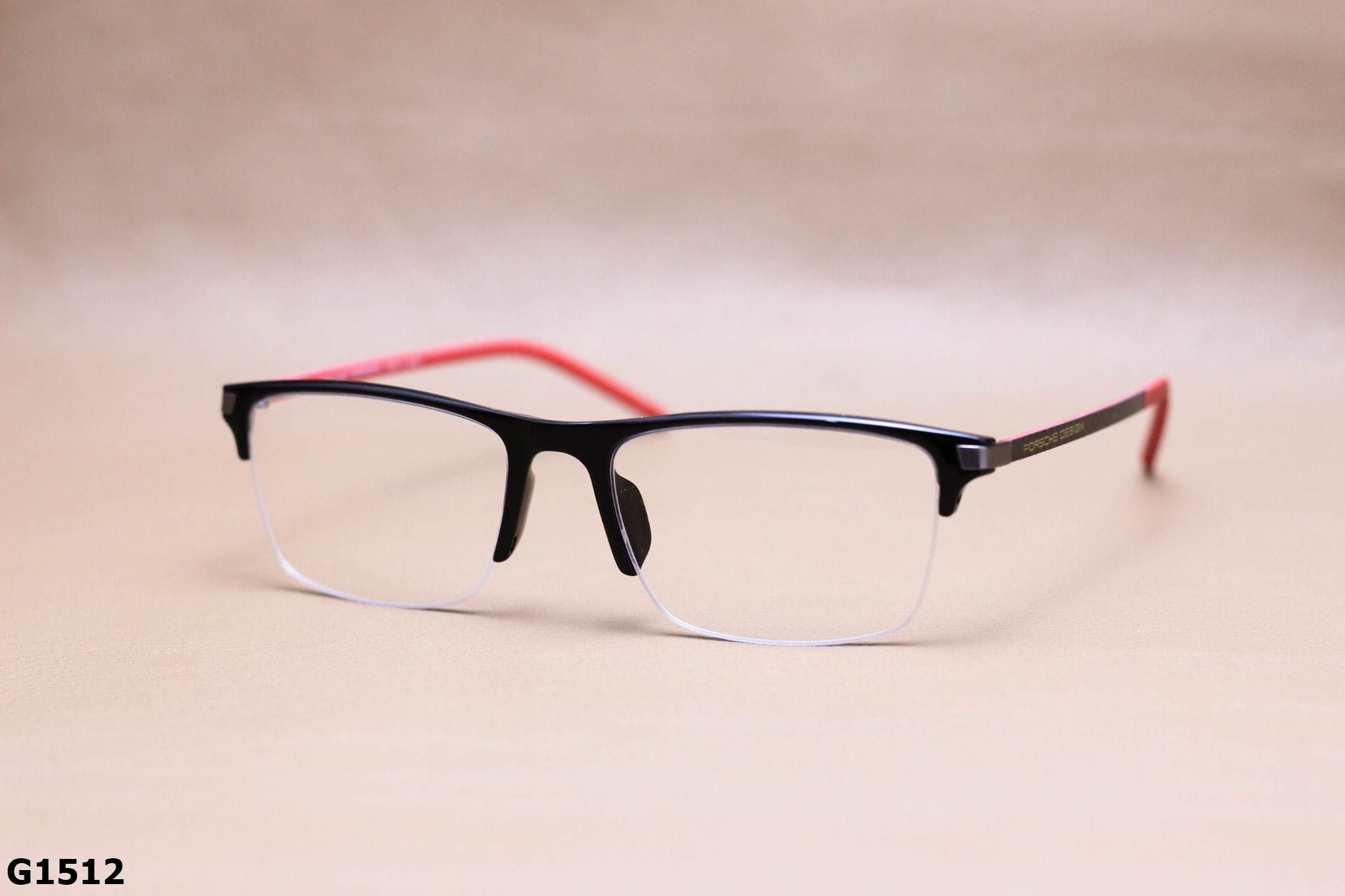 Gọng Kính Cận Nhựa Dẻo Ultem Vuông Nửa Viền Cao Cấp Unisex - G1512