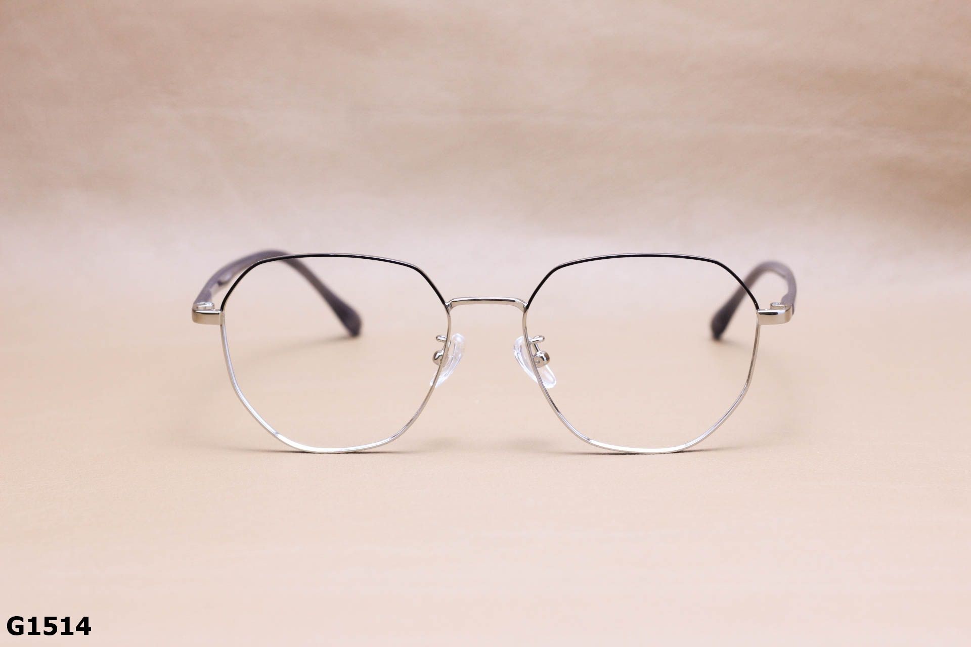 Gọng Kính Cận Hợp Kim Lục Giác Thời Trang Unisex - G1514
