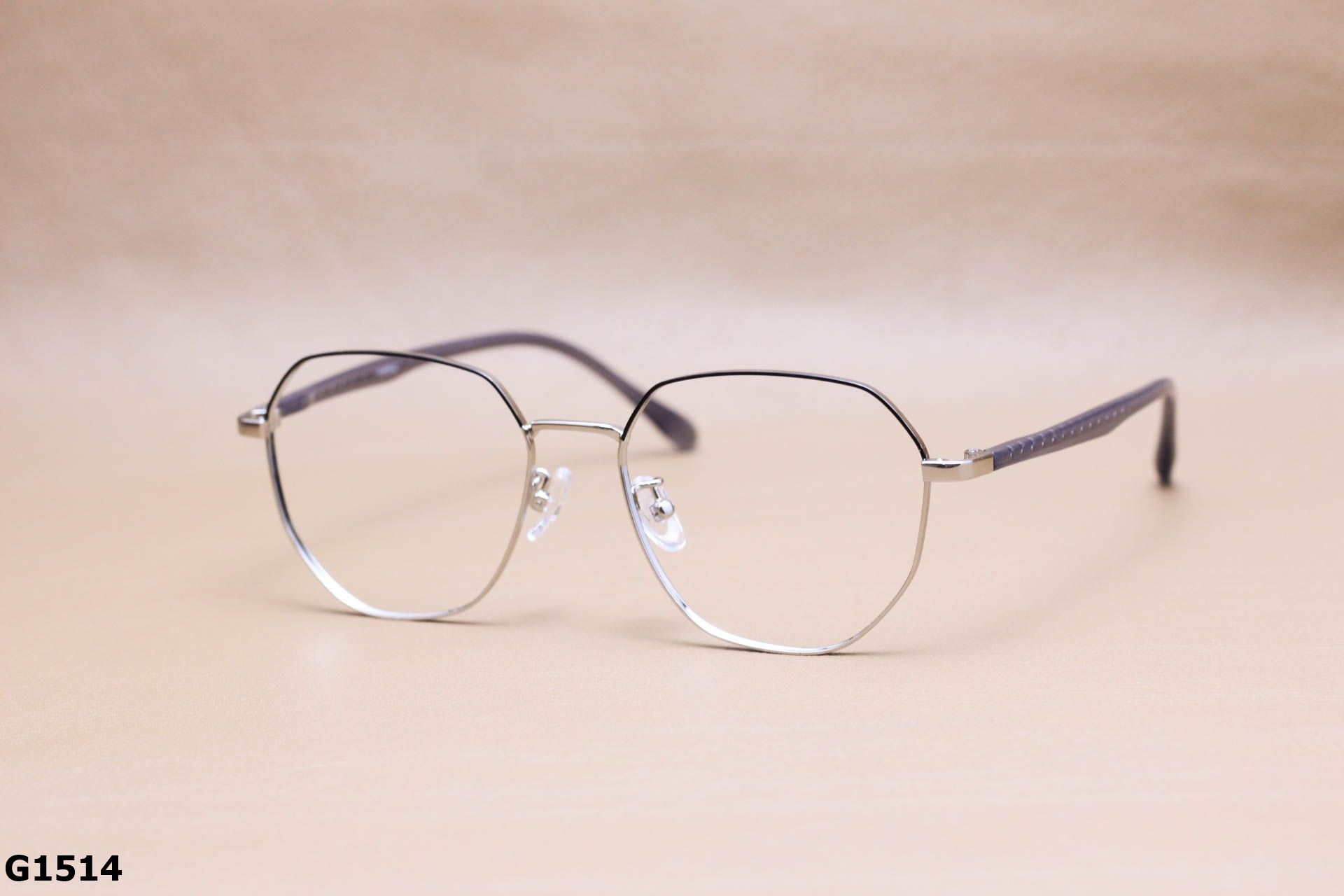 Gọng Kính Cận Hợp Kim Lục Giác Thời Trang Unisex - G1514