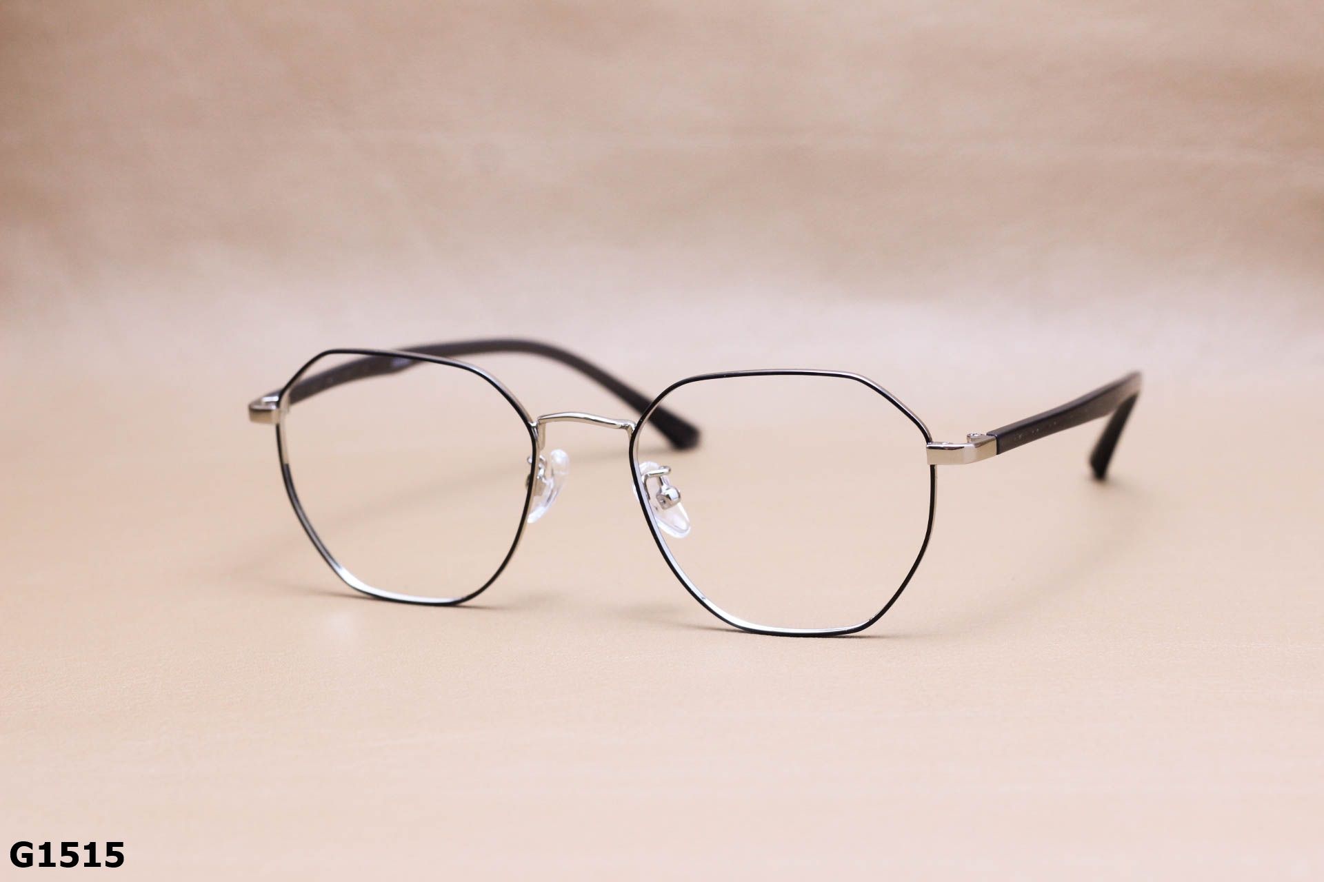 Gọng Kính Cận Hợp Kim Lục Giác Thời Trang Unisex - G1515