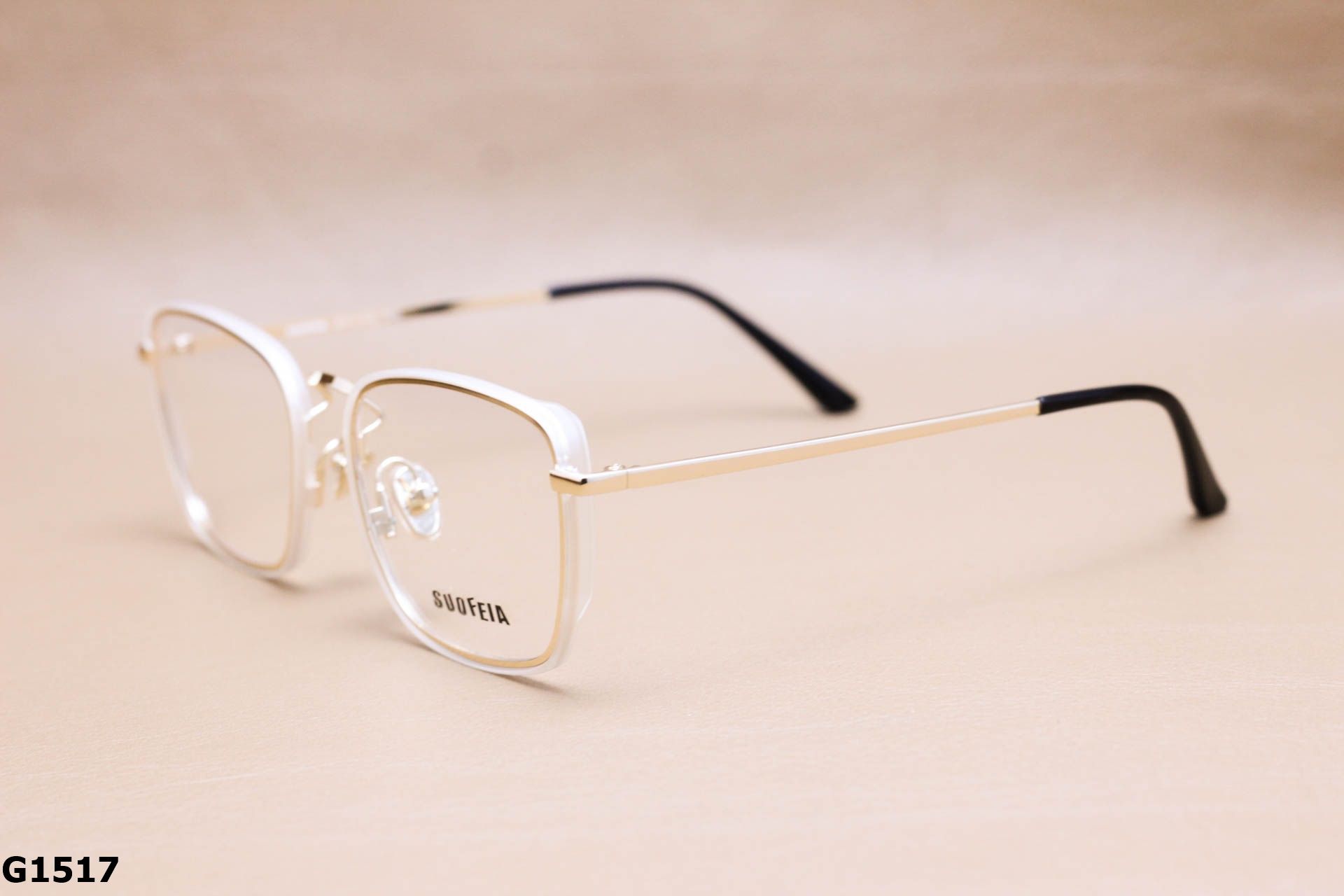 Gọng Kính Cận Hợp Kim Cao Cấp, Dáng Vuông Unisex - G1517