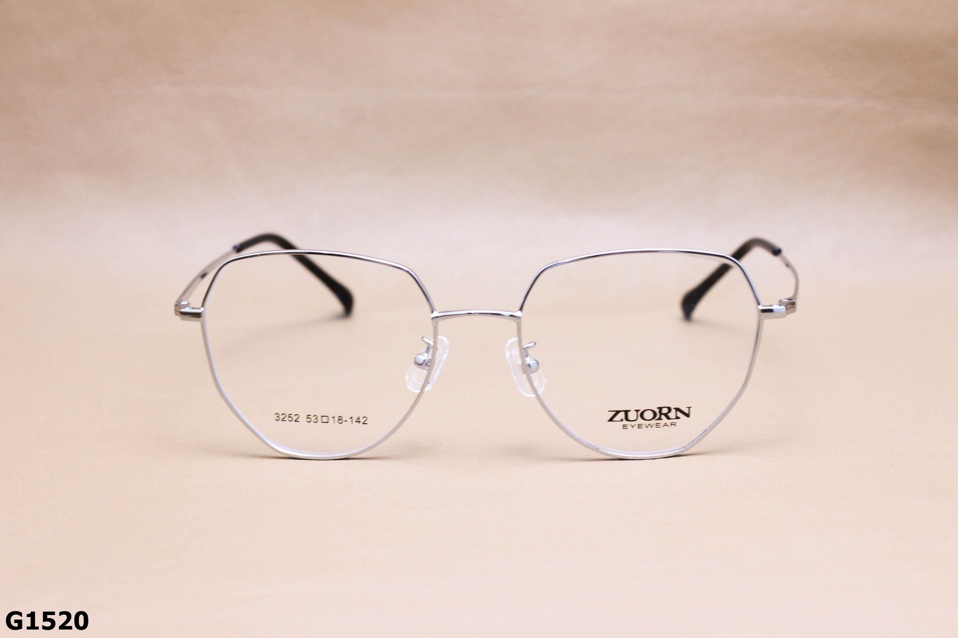 Gọng Kính Cận Hợp Kim Cao Cấp, Dáng Lục Giác Thời Trang Unisex - G1520