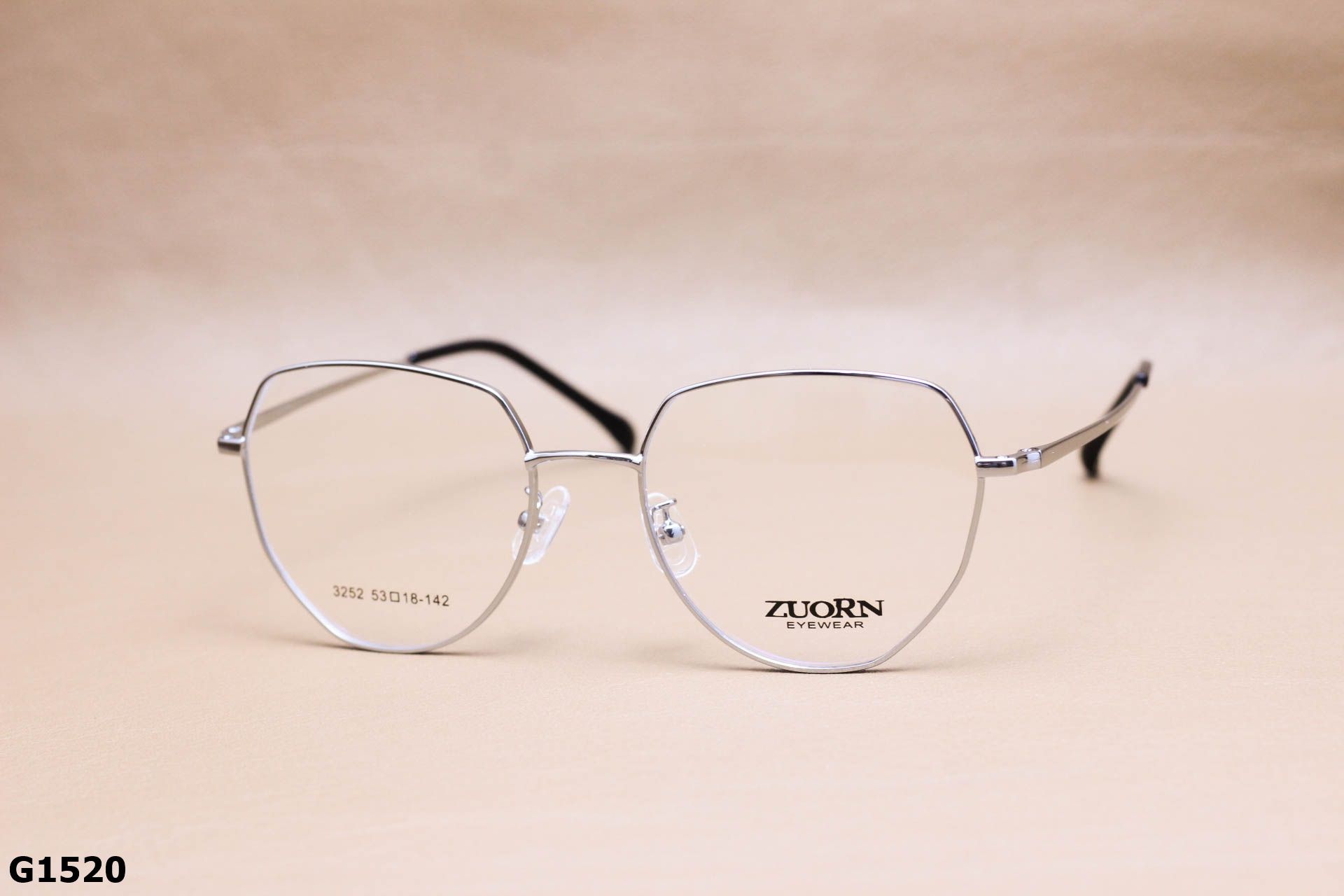 Gọng Kính Cận Hợp Kim Cao Cấp, Dáng Lục Giác Thời Trang Unisex - G1520