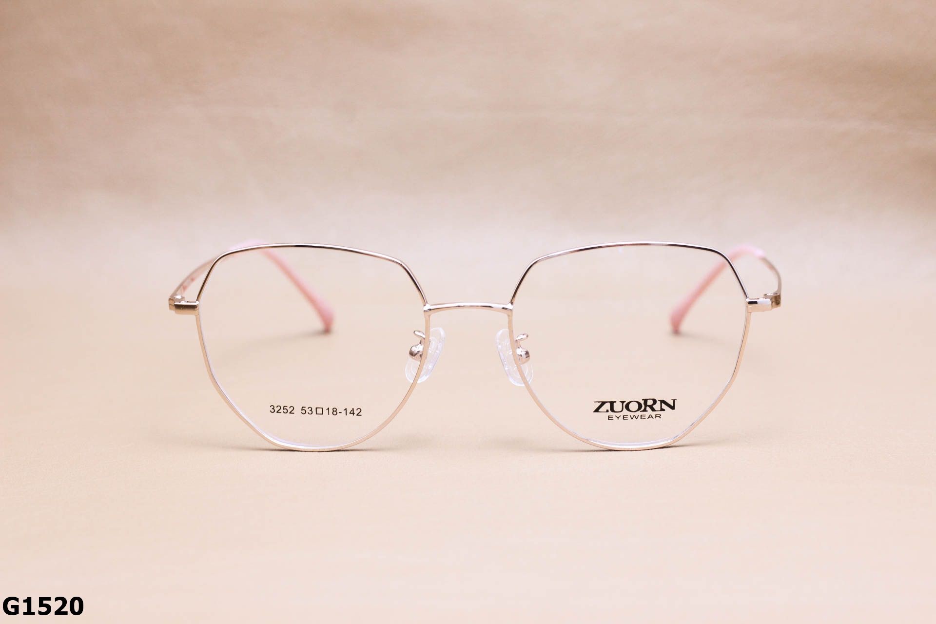 Gọng Kính Cận Hợp Kim Cao Cấp, Dáng Lục Giác Thời Trang Unisex - G1520
