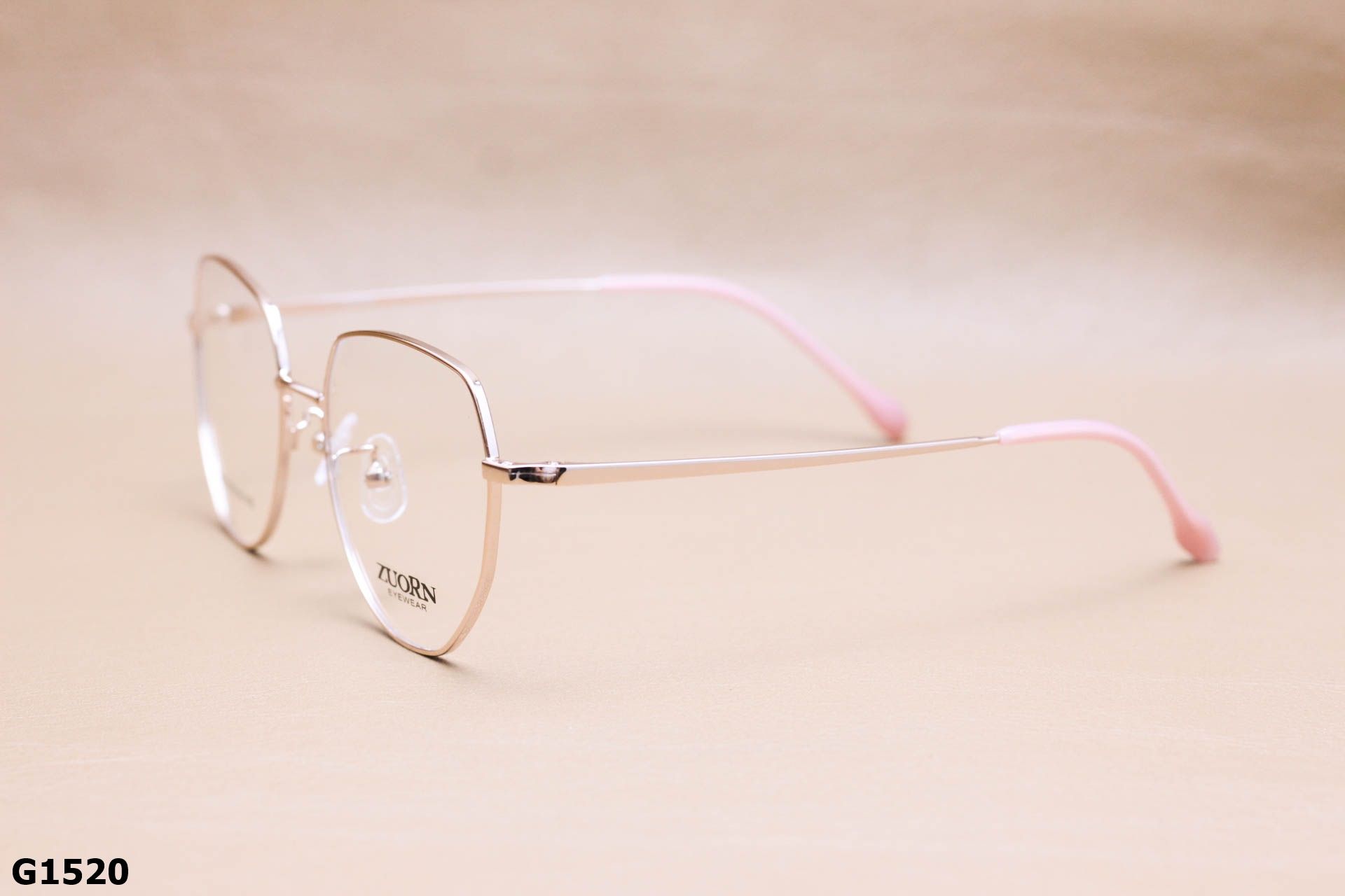 Gọng Kính Cận Hợp Kim Cao Cấp, Dáng Lục Giác Thời Trang Unisex - G1520