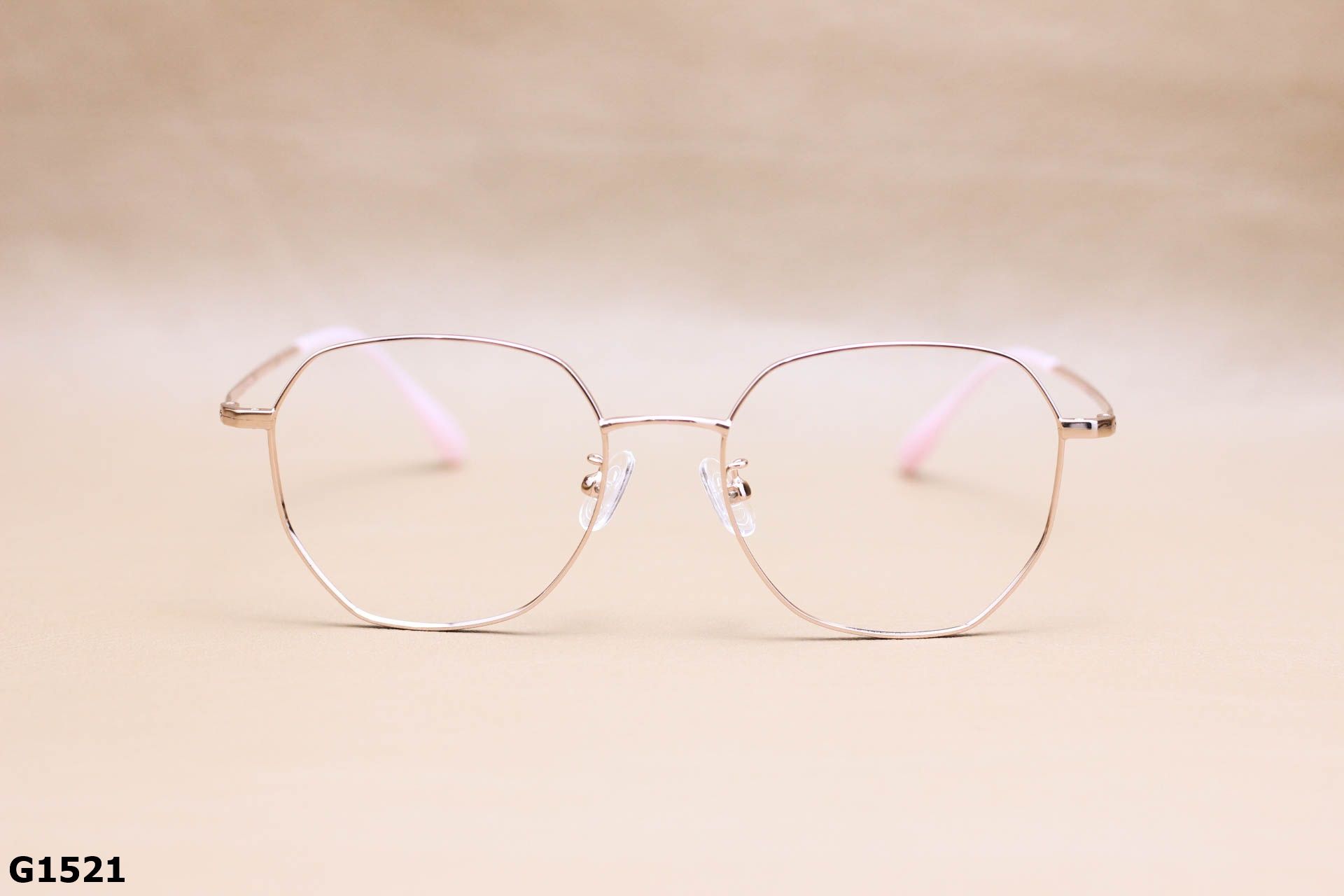 Gọng Kính Cận Hợp Kim Cao Cấp, Dáng Lục Giác Thời Trang Unisex - G1521