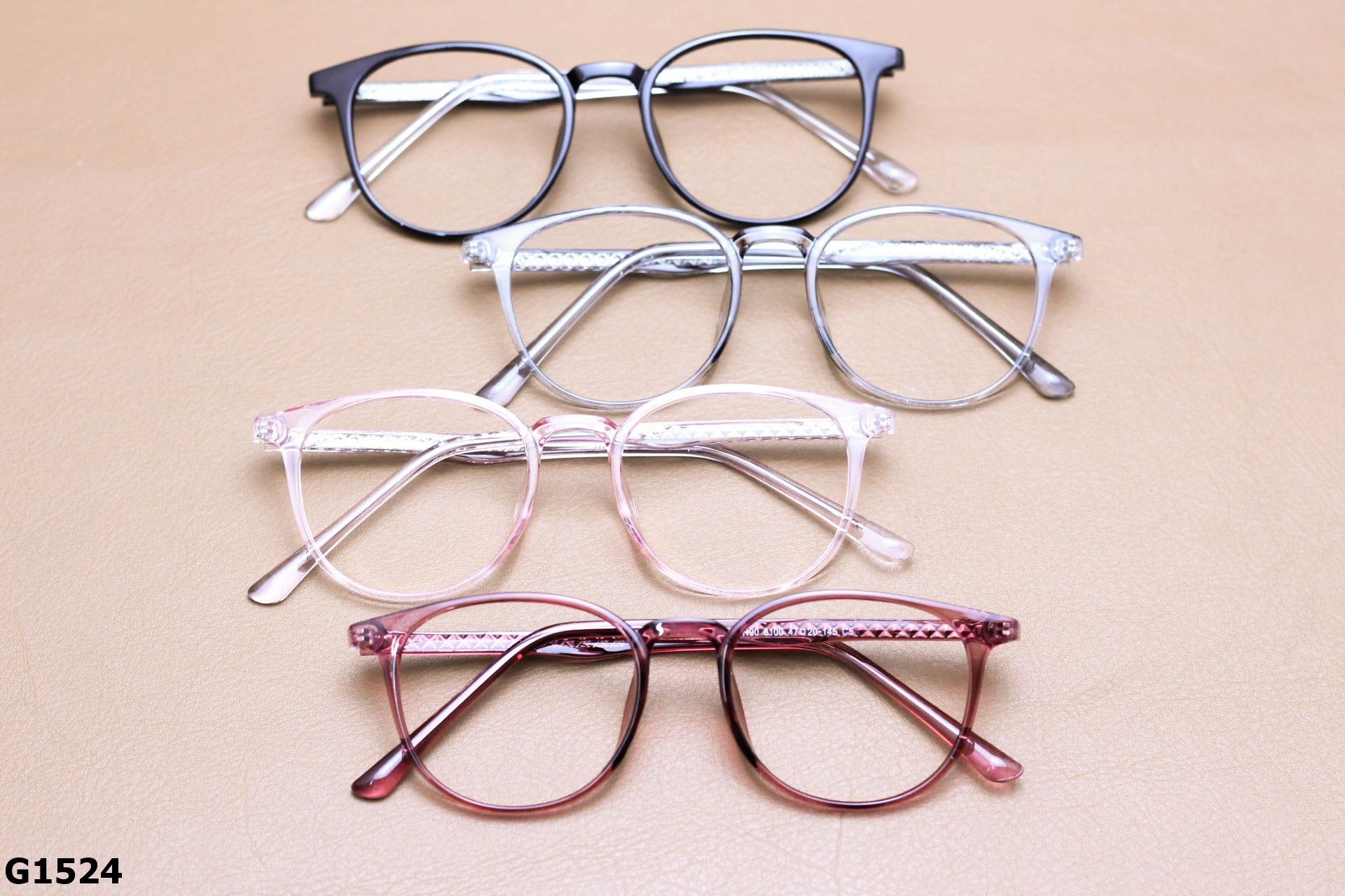 Gọng Kính Cận Nhựa Dẻo TR90 Dáng Vuông Bầu Unisex - G1524