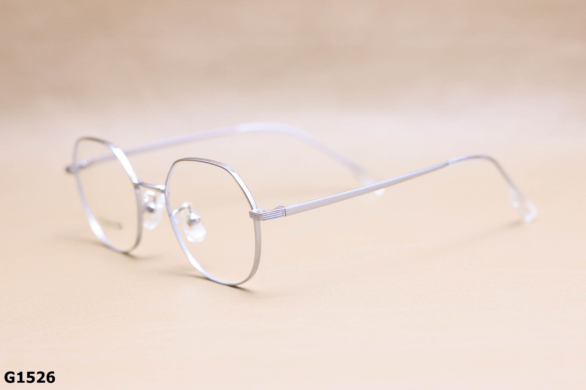 Gọng Kính Cận Lục Giác Thời Trang Unisex, Titanium Cao Cấp Thanh Mảnh - G1526