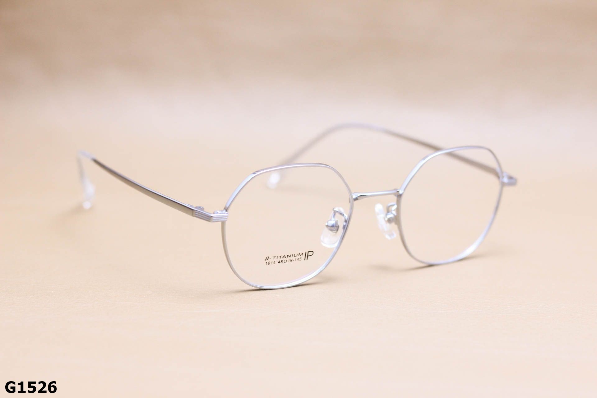 Gọng Kính Cận Lục Giác Thời Trang Unisex, Titanium Cao Cấp Thanh Mảnh - G1526