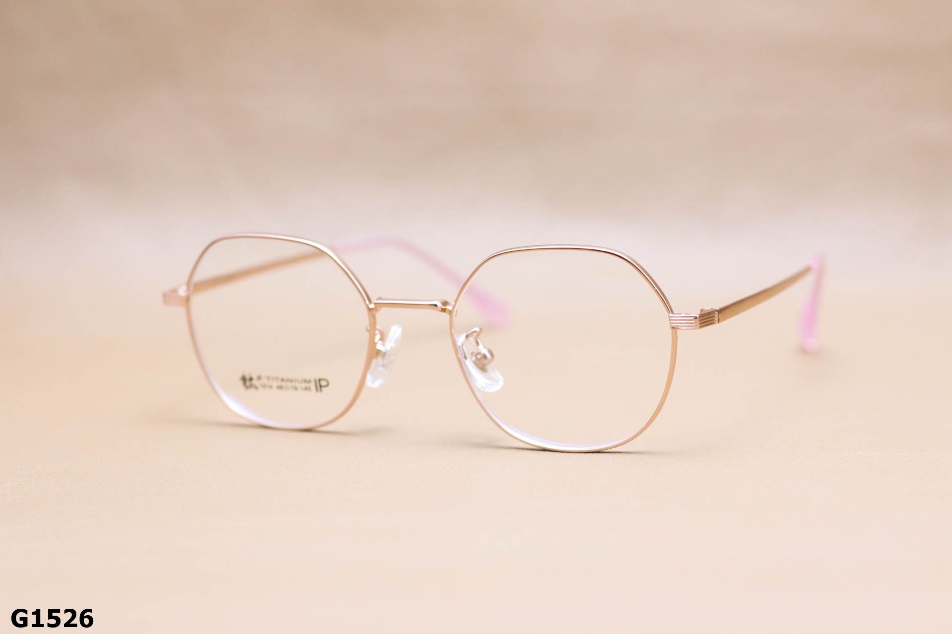 Gọng Kính Cận Lục Giác Thời Trang Unisex, Titanium Cao Cấp Thanh Mảnh - G1526