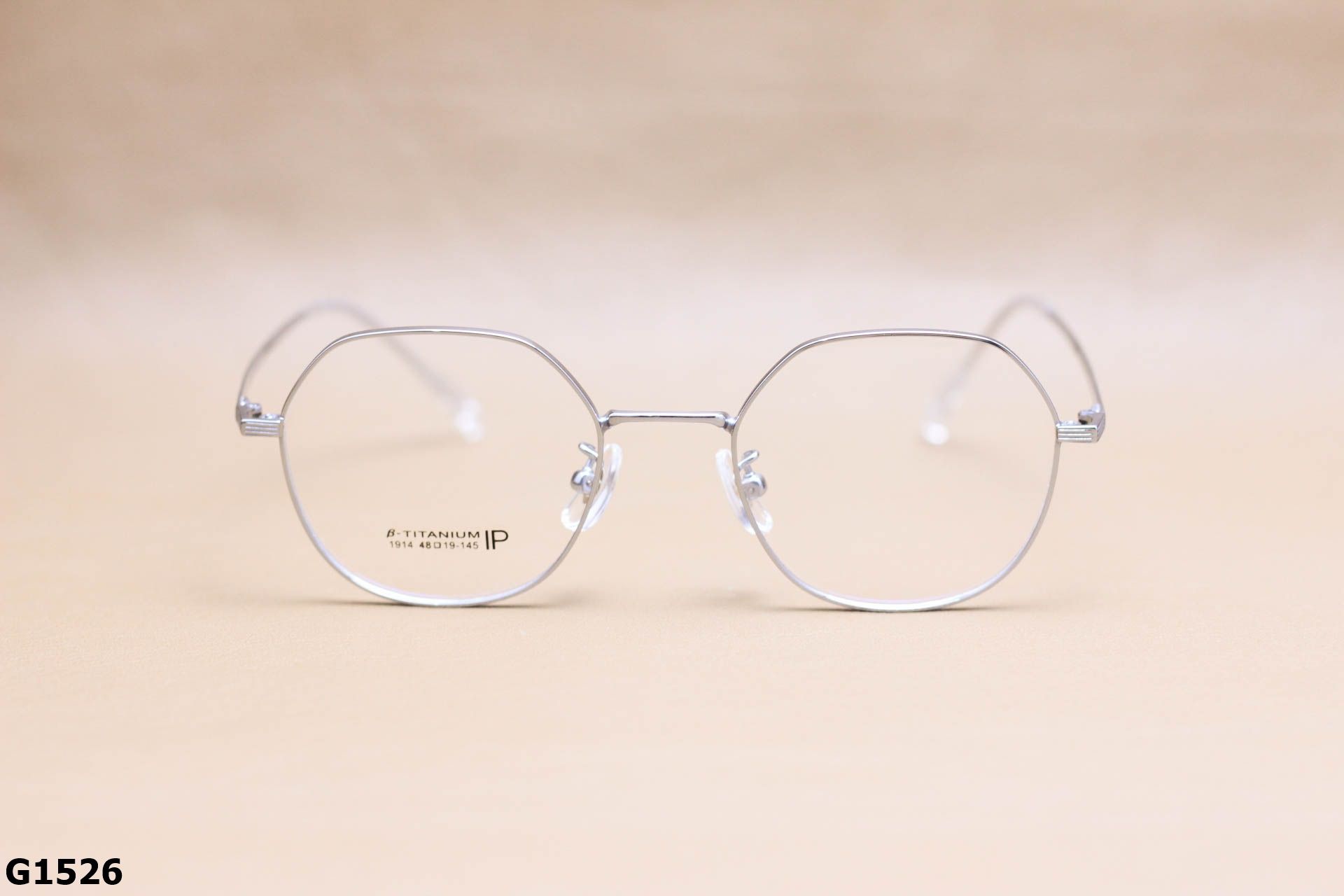 Gọng Kính Cận Lục Giác Thời Trang Unisex, Titanium Cao Cấp Thanh Mảnh - G1526