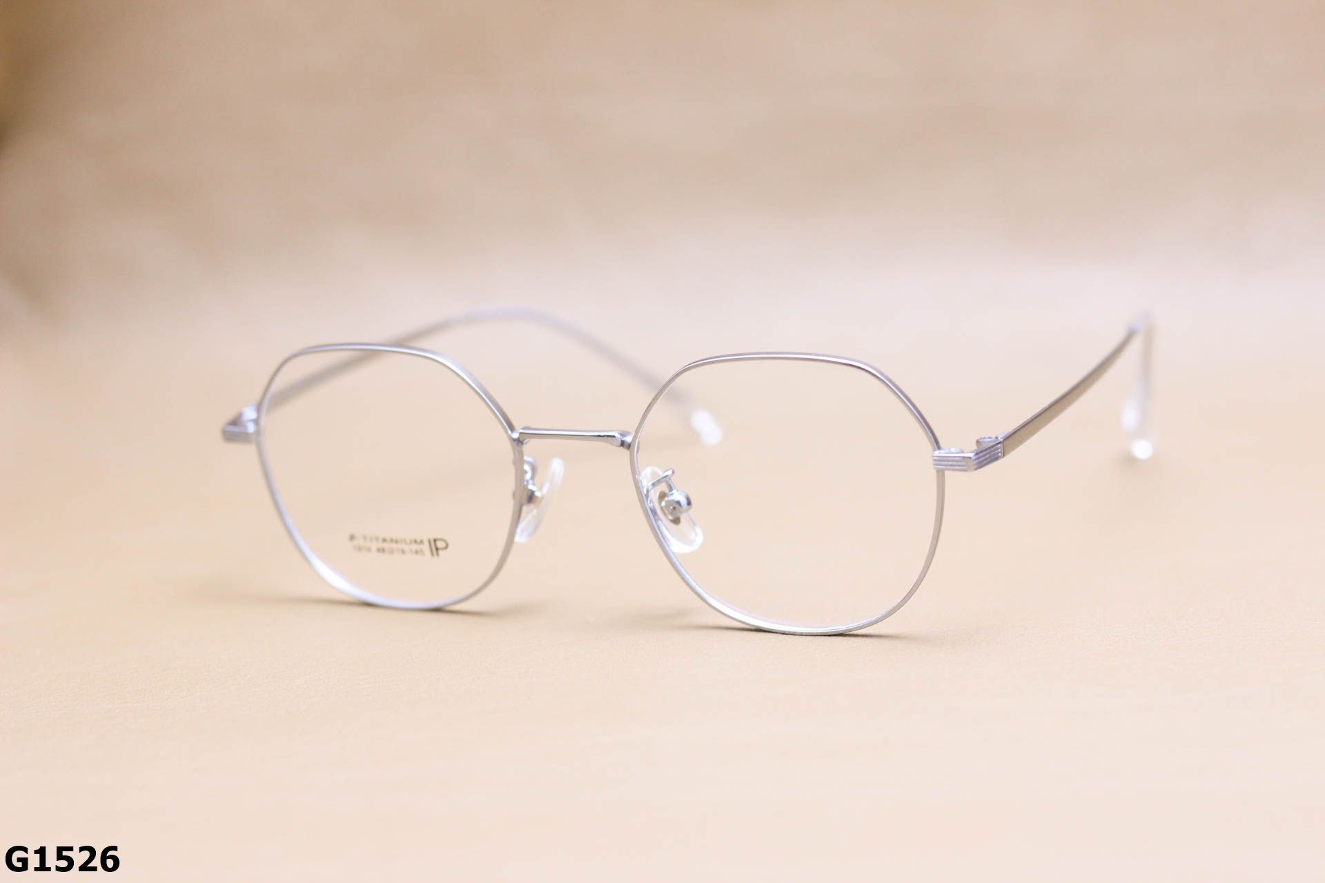 Gọng Kính Cận Lục Giác Thời Trang Unisex, Titanium Cao Cấp Thanh Mảnh - G1526