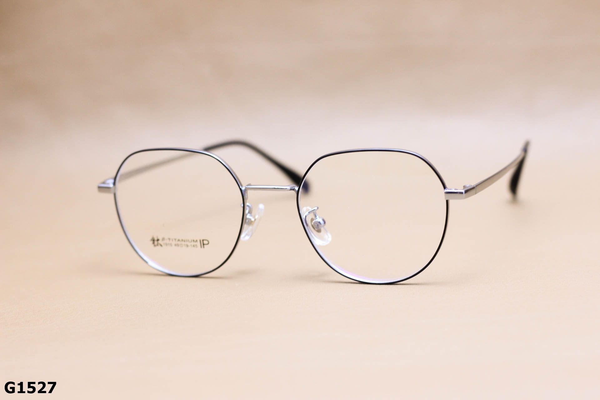 Gọng Kính Cận Lục Giác Thời Trang Unisex, Titanium Cao Cấp Thanh Mảnh - G1527