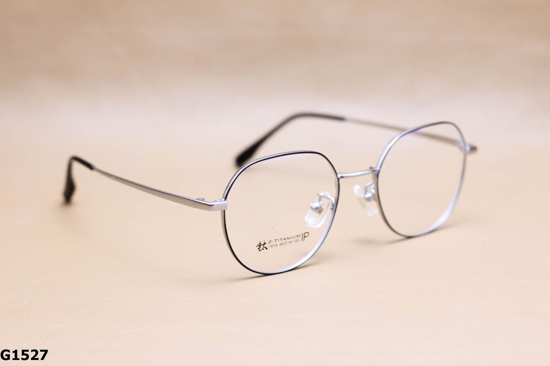 Gọng Kính Cận Lục Giác Thời Trang Unisex, Titanium Cao Cấp Thanh Mảnh - G1527