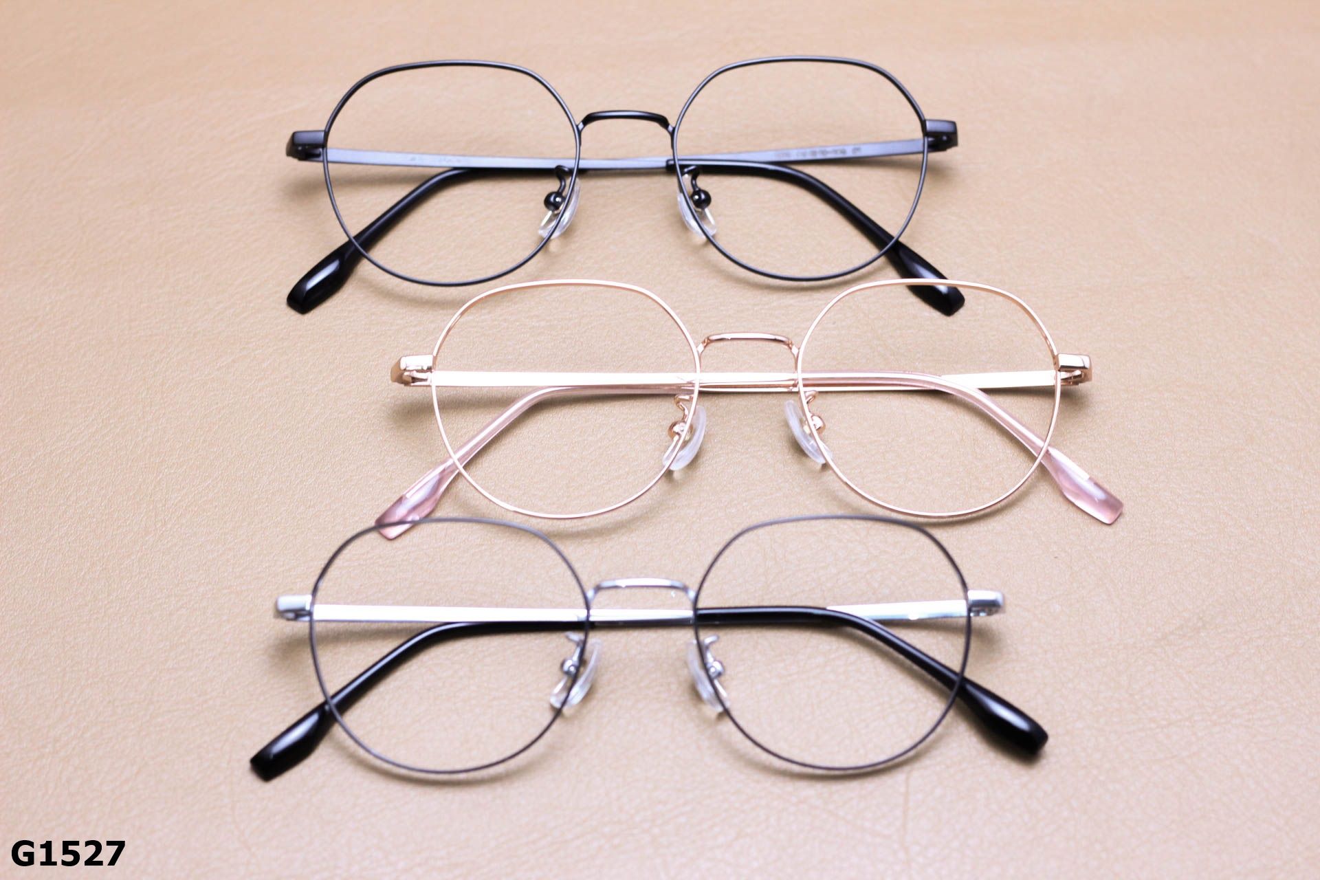 Gọng Kính Cận Lục Giác Thời Trang Unisex, Titanium Cao Cấp Thanh Mảnh - G1527