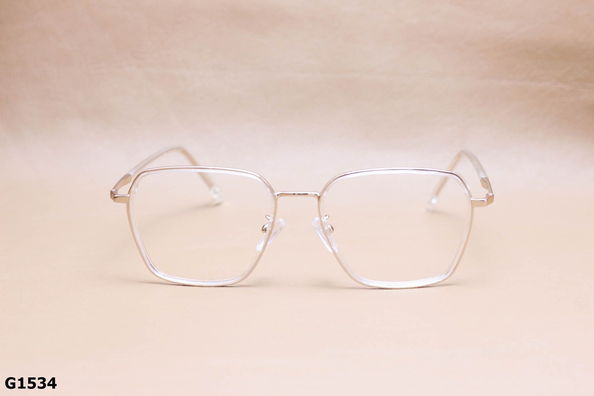 Gọng Kính Cận Hợp Kim, Dáng Lục Giác Thời Trang Unisex - G1534