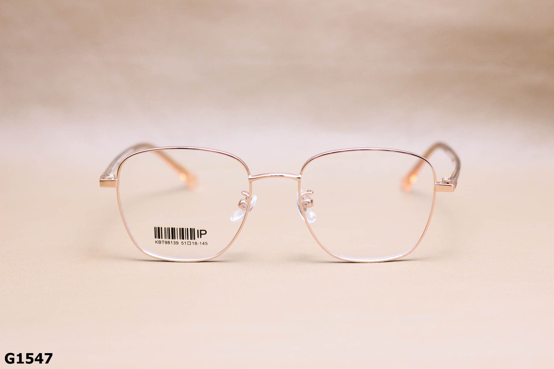 Gọng Kính Cận Vuông Thời Trang Unisex, Titanium Cao Cấp Thanh Mảnh - G1547