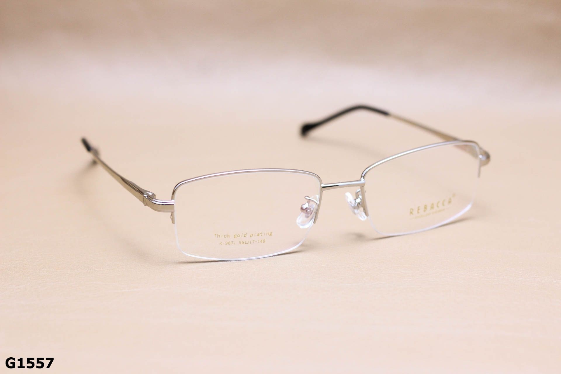 Gọng Kính Cận Nửa Viền, Thời Trang Nửa Viền Unisex - G1557