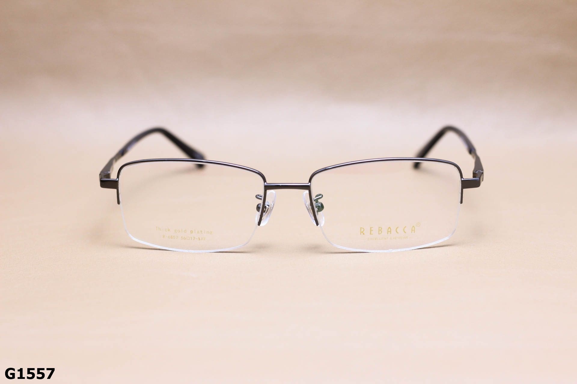 Gọng Kính Cận Nửa Viền, Thời Trang Nửa Viền Unisex - G1557