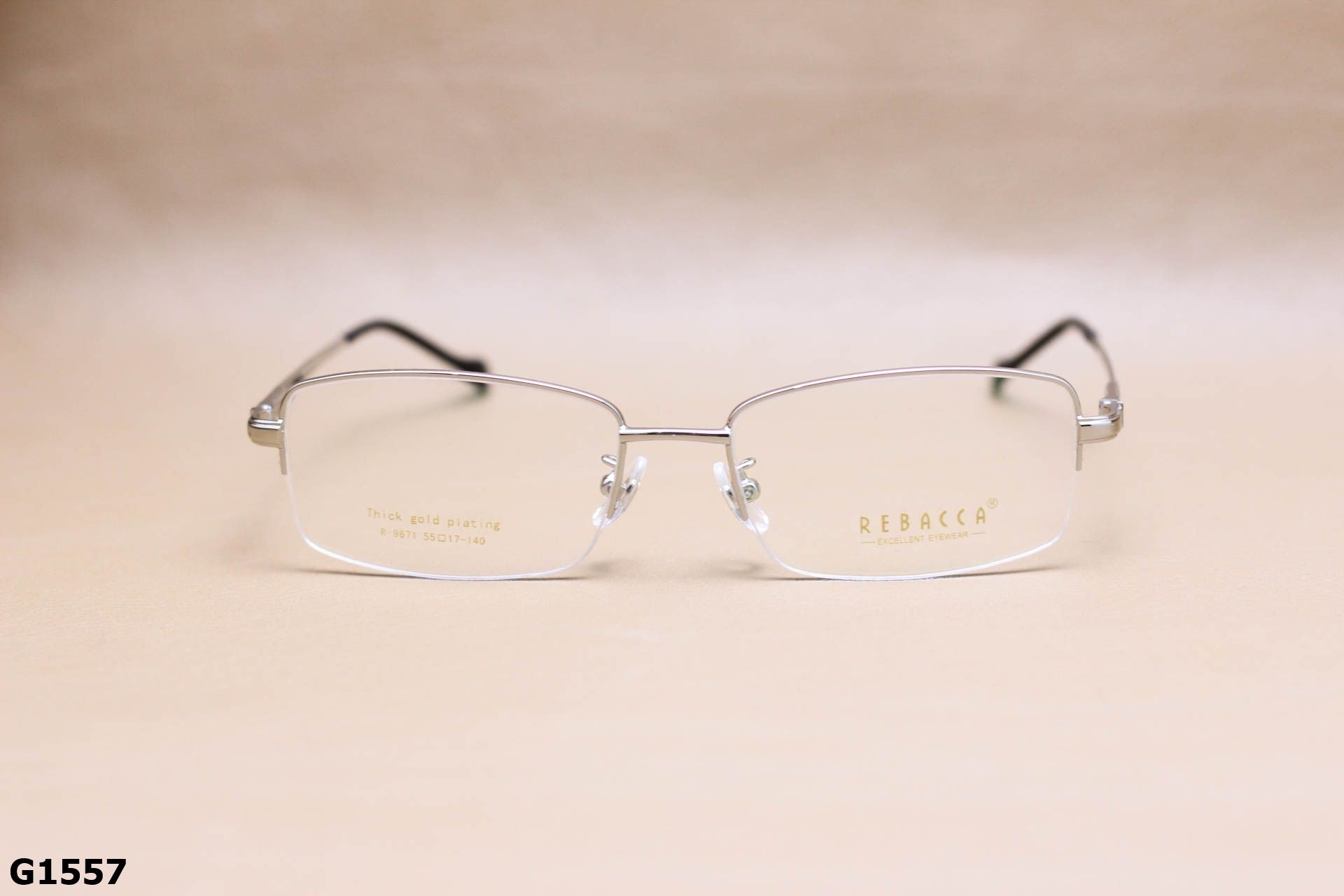 Gọng Kính Cận Nửa Viền, Thời Trang Nửa Viền Unisex - G1557