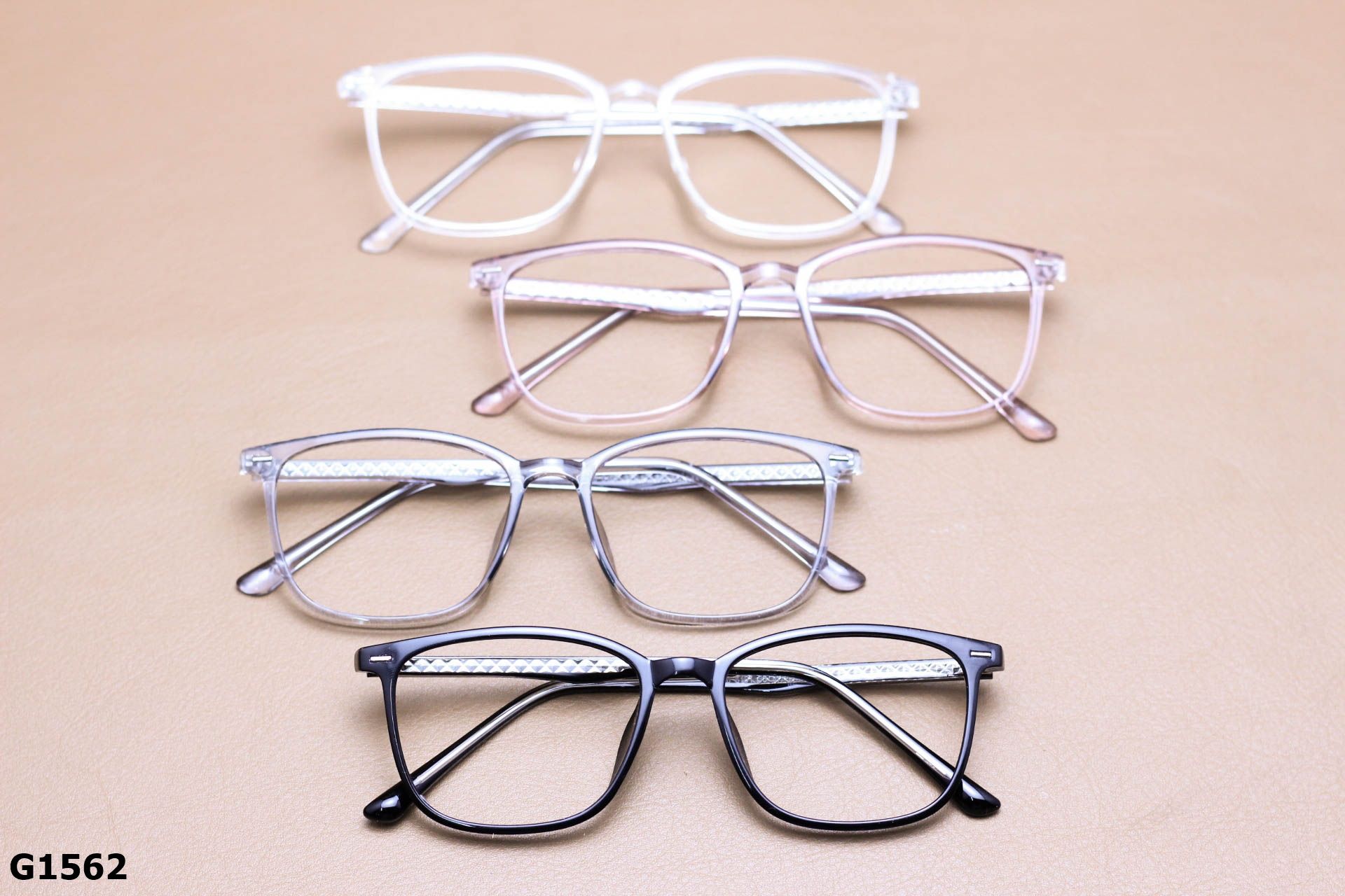 Gọng Kính Cận Nhựa Dẻo TR90 Dáng Vuông Bầu Unisex - G1562