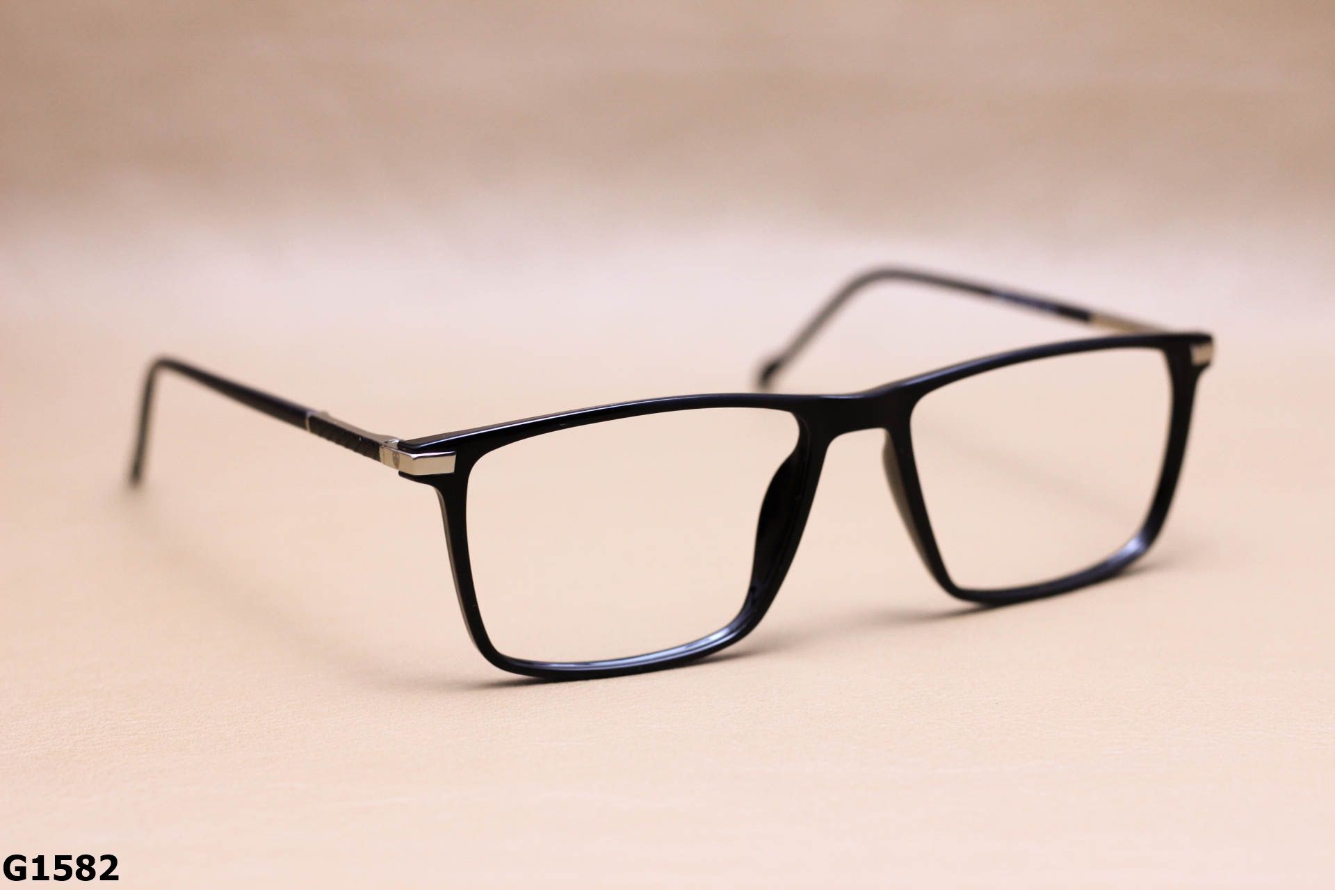 Gọng Kính Cận Nhựa Acetate Nguyên Khối Cao Cấp, Dáng Vuông Unisex - G1582