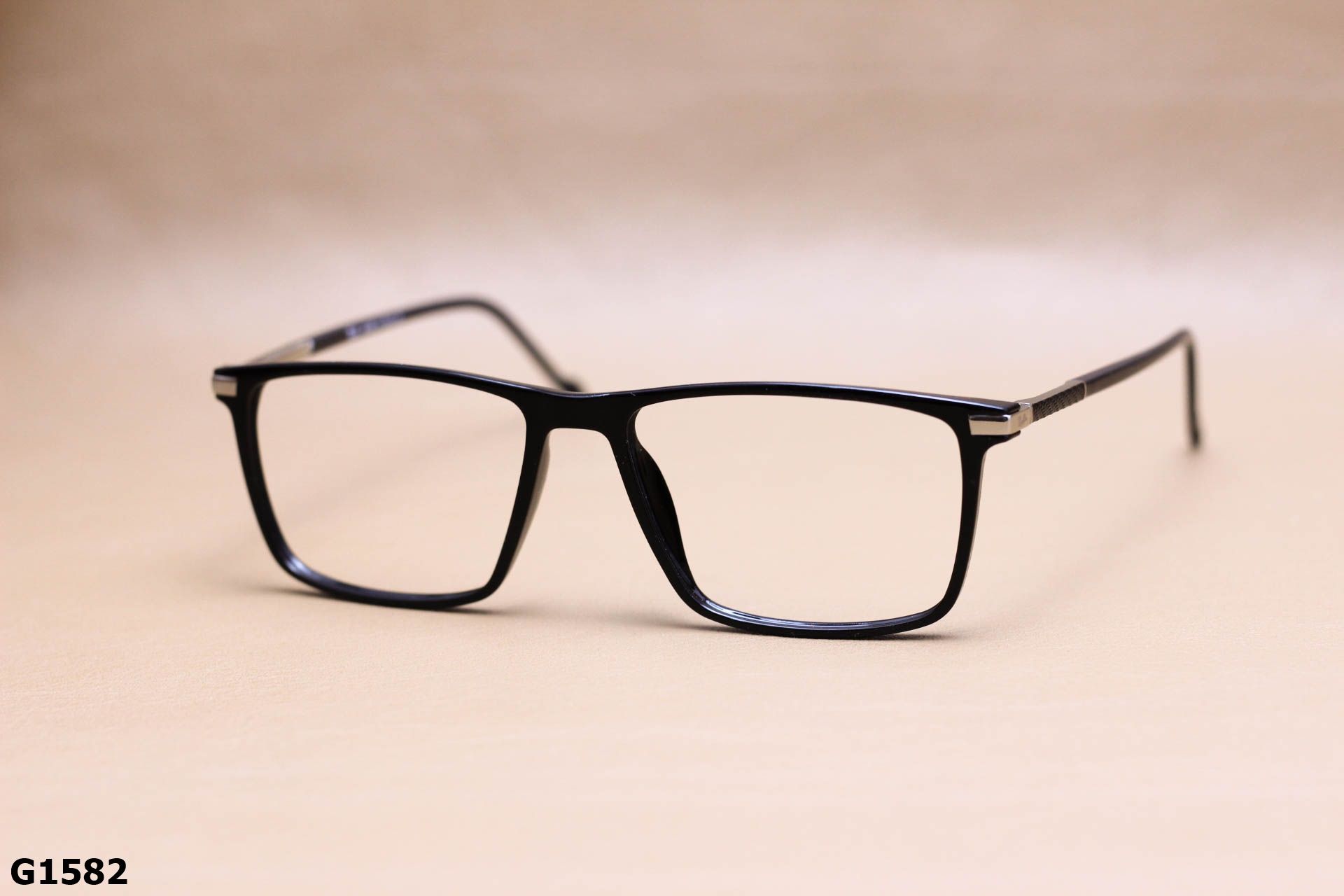 Gọng Kính Cận Nhựa Acetate Nguyên Khối Cao Cấp, Dáng Vuông Unisex - G1582