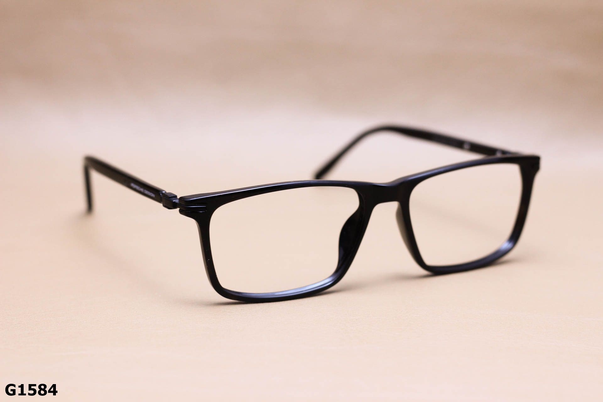 Gọng Kính Cận Nhựa Acetate Nguyên Khối Cao Cấp, Dáng Vuông Unisex - G1584