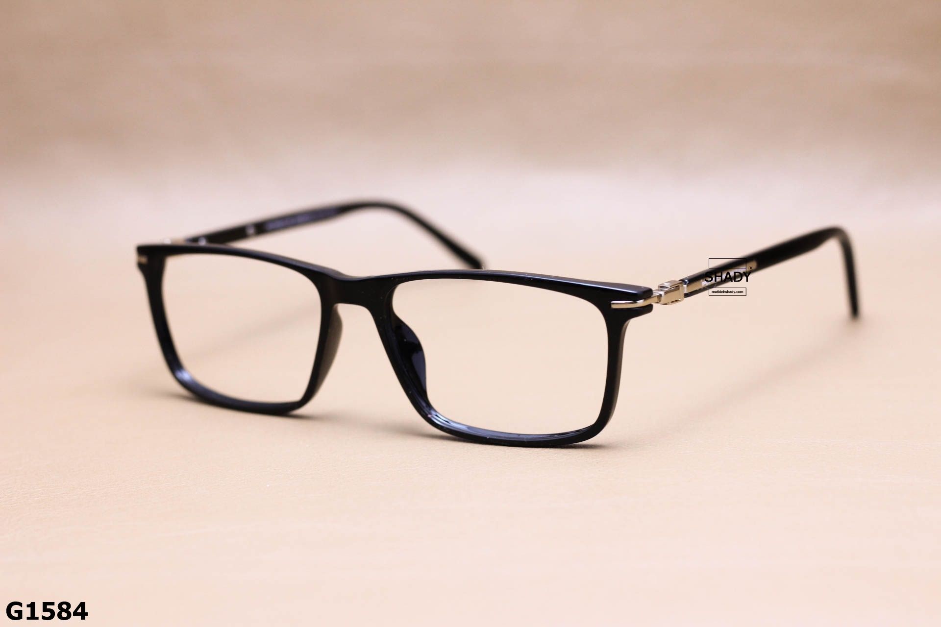 Gọng Kính Cận Nhựa Acetate Nguyên Khối Cao Cấp, Dáng Vuông Unisex - G1584