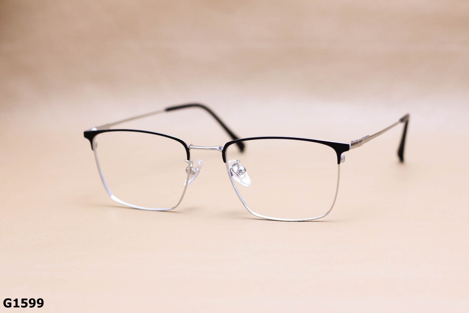 Gọng Kính Cận Titanium Cao Cấp, Dáng Vuông Thanh Mảnh Unisex - G1599
