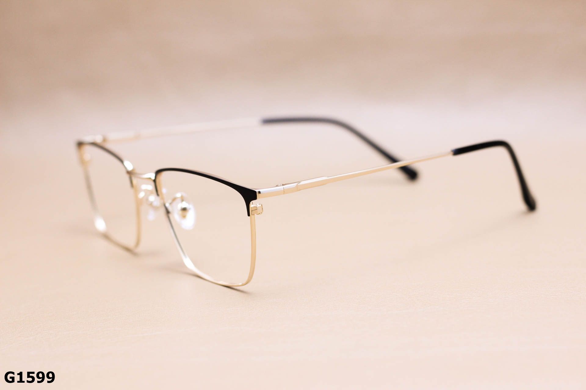 Gọng Kính Cận Titanium Cao Cấp, Dáng Vuông Thanh Mảnh Unisex - G1599