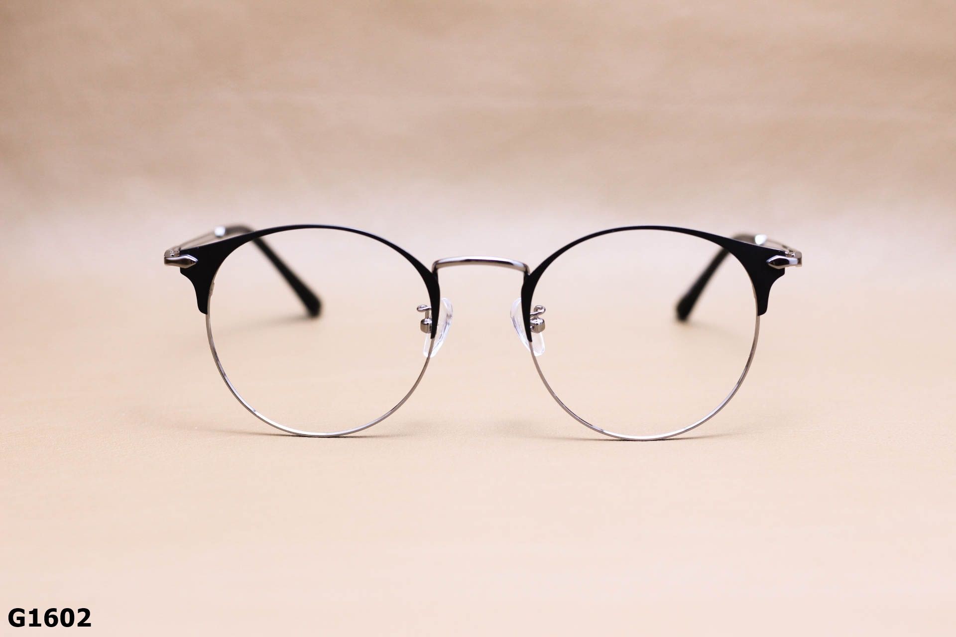 Gọng Kính Cận Tròn Thời Trang, Hợp Kim Unisex Thanh Mảnh - G1602