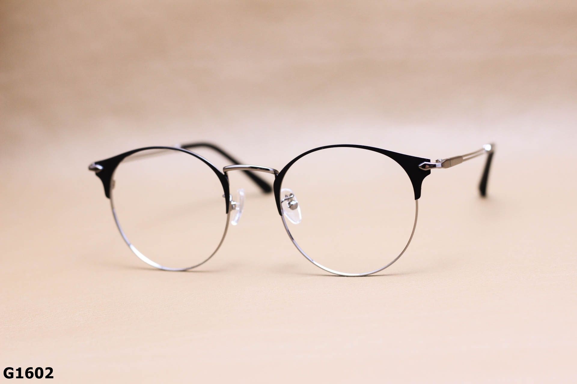 Gọng Kính Cận Tròn Thời Trang, Hợp Kim Unisex Thanh Mảnh - G1602