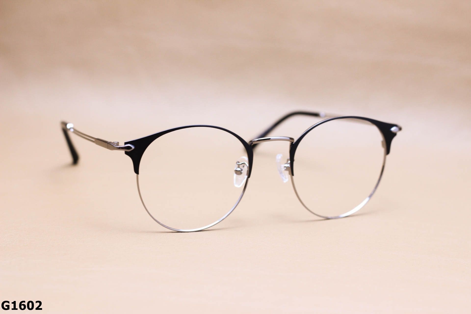 Gọng Kính Cận Tròn Thời Trang, Hợp Kim Unisex Thanh Mảnh - G1602
