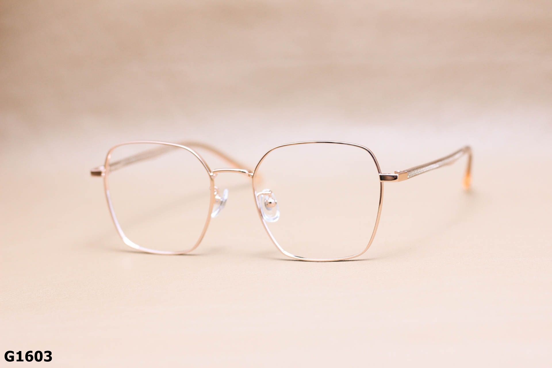 Gọng Kính Cận Vuông Thời Trang Unisex, Titanium Cao Cấp Thanh Mảnh - G1603